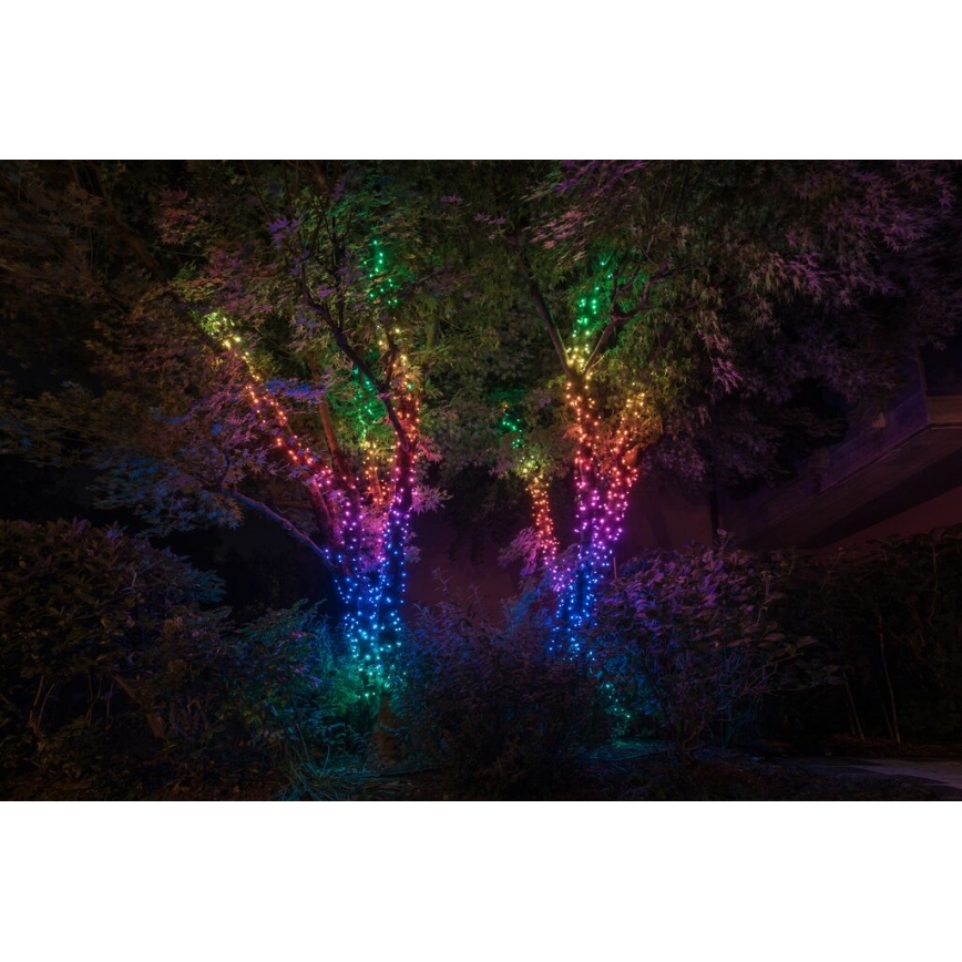 Twinkly - LED RGB Ściemnialny zewnętrzny łańcuch bożonarodzeniowy STRINGS 250xLED 23,5m IP44 Wi-Fi