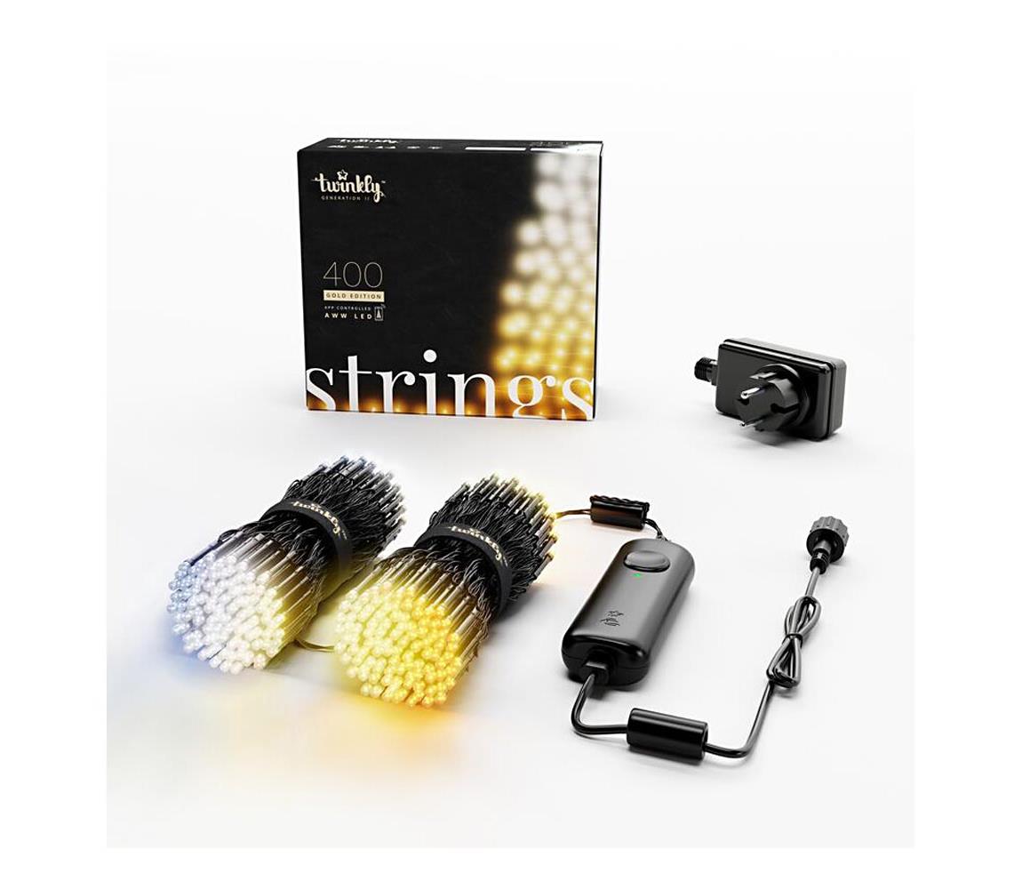 Twinkly TWS400GOP-BEU - LED Zewnętrzny łańcuch bożonarodzeniowy 400xLED 35,5m IP44 Wi-Fi