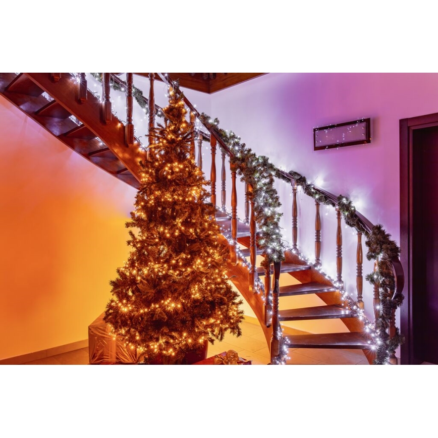 Twinkly - LED Ściemnialny zewnętrzny łańcuch bożonarodzeniowy STRINGS 400xLED 35,5m IP44 Wi-Fi
