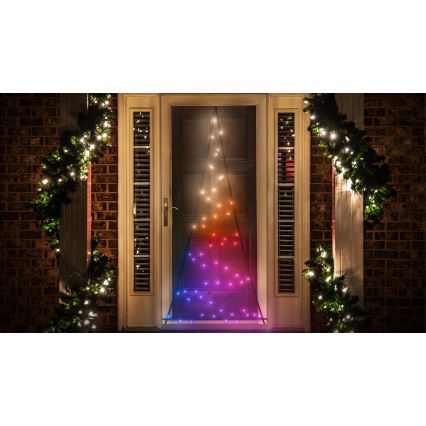 Twinkly - LED RGBW Ściemnialna zewnętrzna choinka bożonarodzeniowa LIGHT TREE 70xLED IP44 Wi-Fi