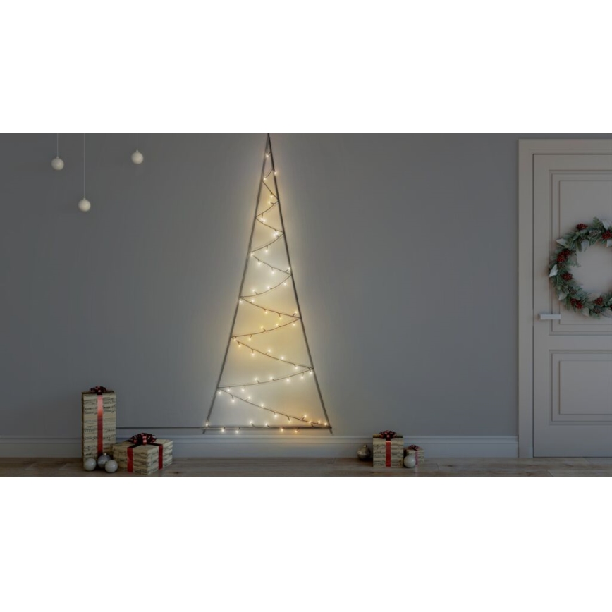 Twinkly - LED RGBW Ściemnialna zewnętrzna choinka bożonarodzeniowa LIGHT TREE 70xLED IP44 Wi-Fi