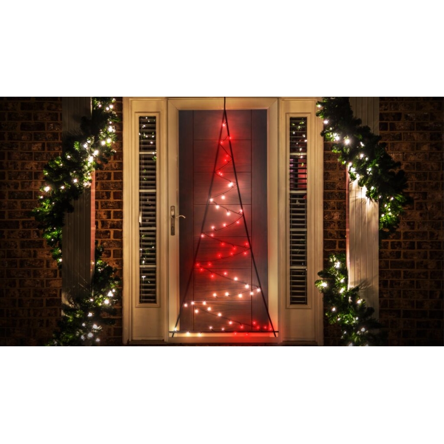 Twinkly - LED RGBW Ściemnialna zewnętrzna choinka bożonarodzeniowa LIGHT TREE 70xLED IP44 Wi-Fi