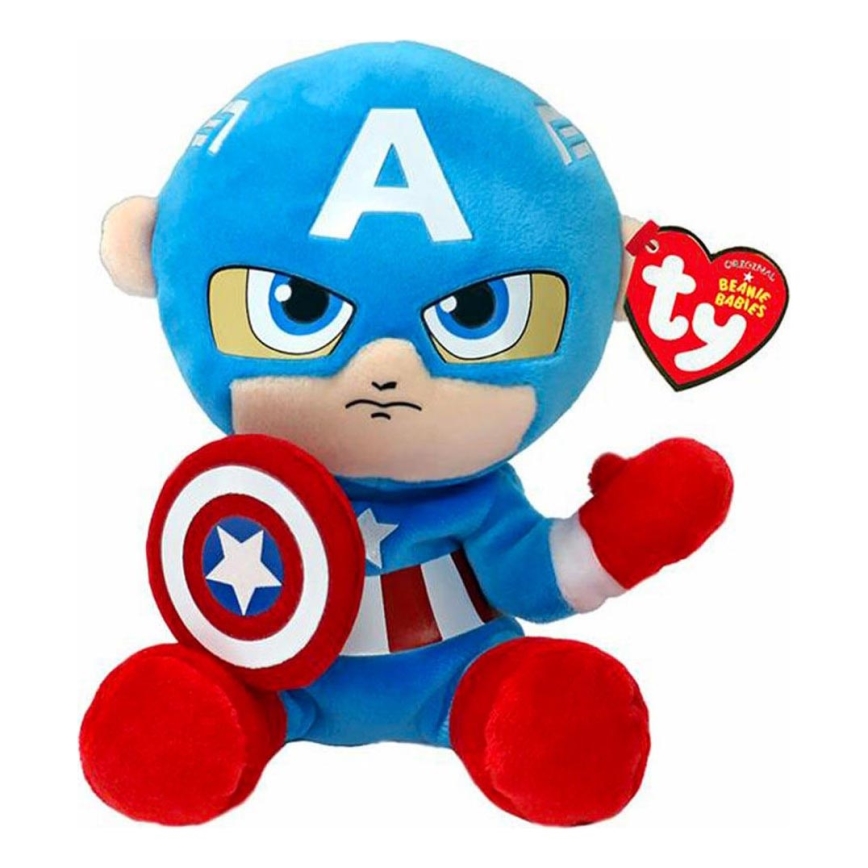 TY - Zabawka pluszowa SOFT CAPTAIN AMERICA Marvel 15 cm