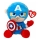 TY - Zabawka pluszowa SOFT CAPTAIN AMERICA Marvel 15 cm