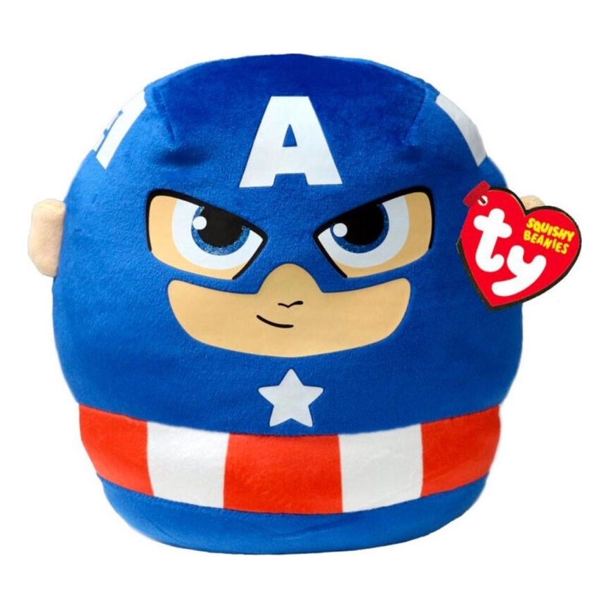 TY - Zabawka pluszowa Squishy CAPTAIN AMERICA 22 cm