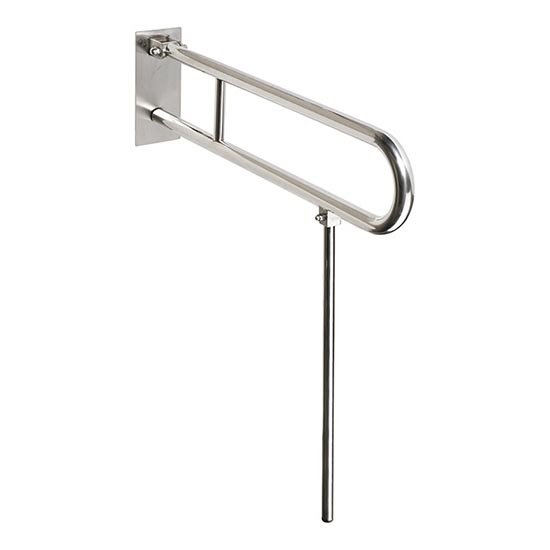 Uchwyt 10x80 cm stal nierdzewna/srebrny