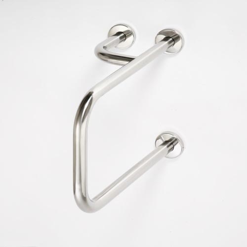 Uchwyt 23,5x38 cm stal nierdzewna/srebrny