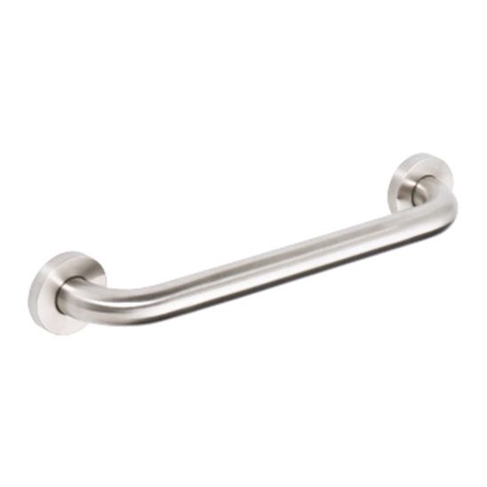 Uchwyt 28x8 cm ze stali nierdzewnej, wykończenie w kolorze srebrnym