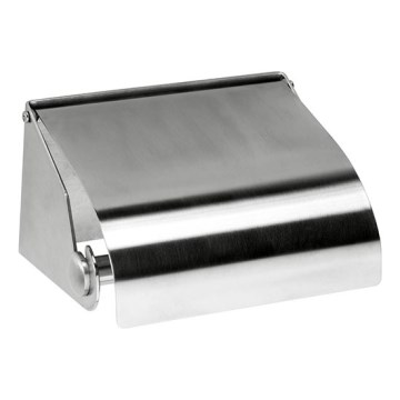 Uchwyt na papier 14x8 cm stal nierdzewna/srebrny