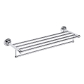 Uchwyt na ręczniki 66,5x12 cm srebrny