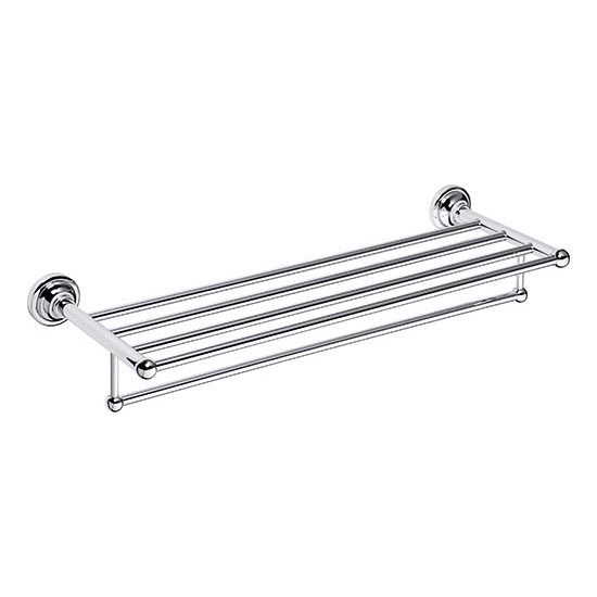 Uchwyt na ręczniki 66,5x12 cm srebrny