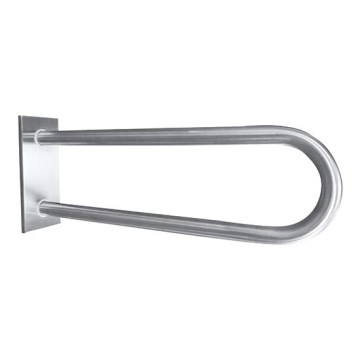 Uchwyt podporowy 10x25 cm stal nierdzewna/srebrny