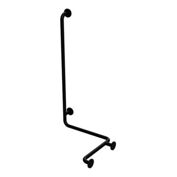 Uchwyt prysznicowy 66x118 cm, czarny