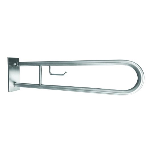 Uchwyt z mocowaniem 10,3x25,3 cm, stal nierdzewna/srebrny
