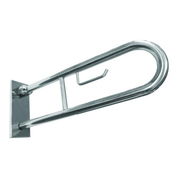 Uchwyt z mocowaniem 10x25 cm stal nierdzewna/srebrny