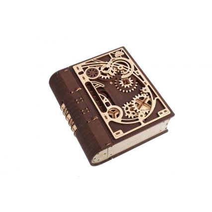Ugears - 3D drewniane mechaniczne puzzle Księga tajemnic