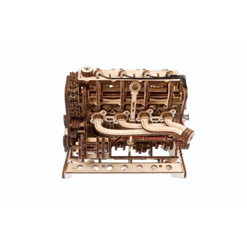 Ugears - 3D drewniane mechaniczne puzzle Silnik V8