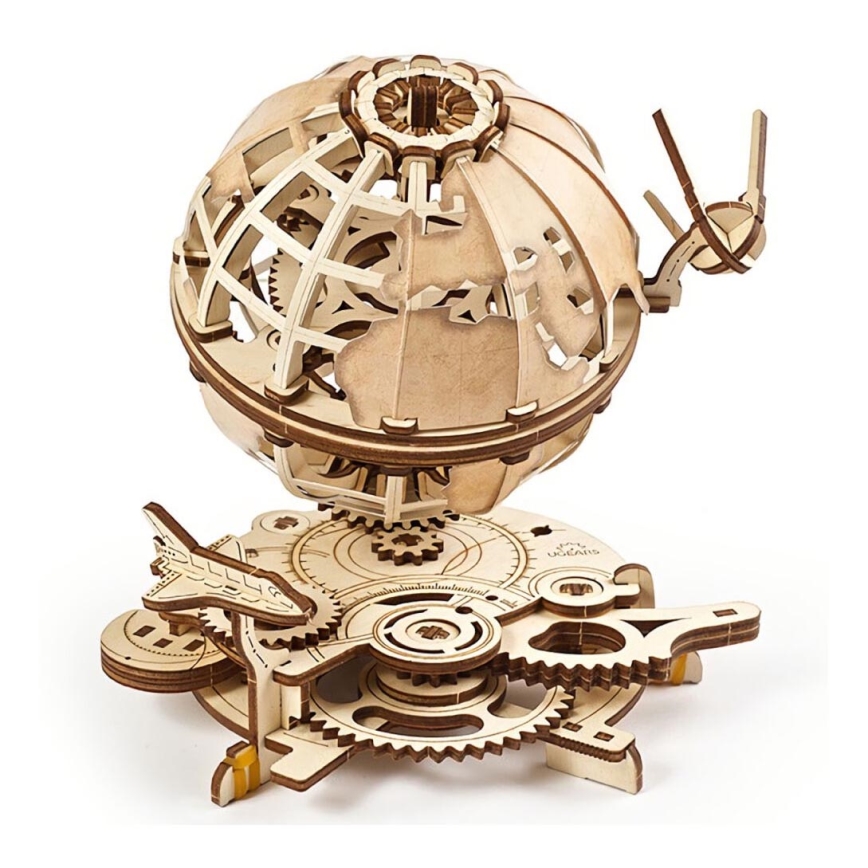 Ugears - 3D drewniane puzzle mechaniczne Globus