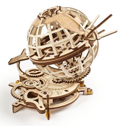 Ugears - 3D drewniane puzzle mechaniczne Globus