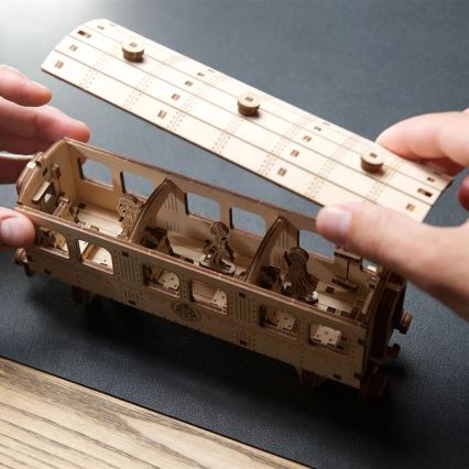 Ugears - 3D drewniane puzzle mechaniczne Harry Potter Ekspres Hogwart