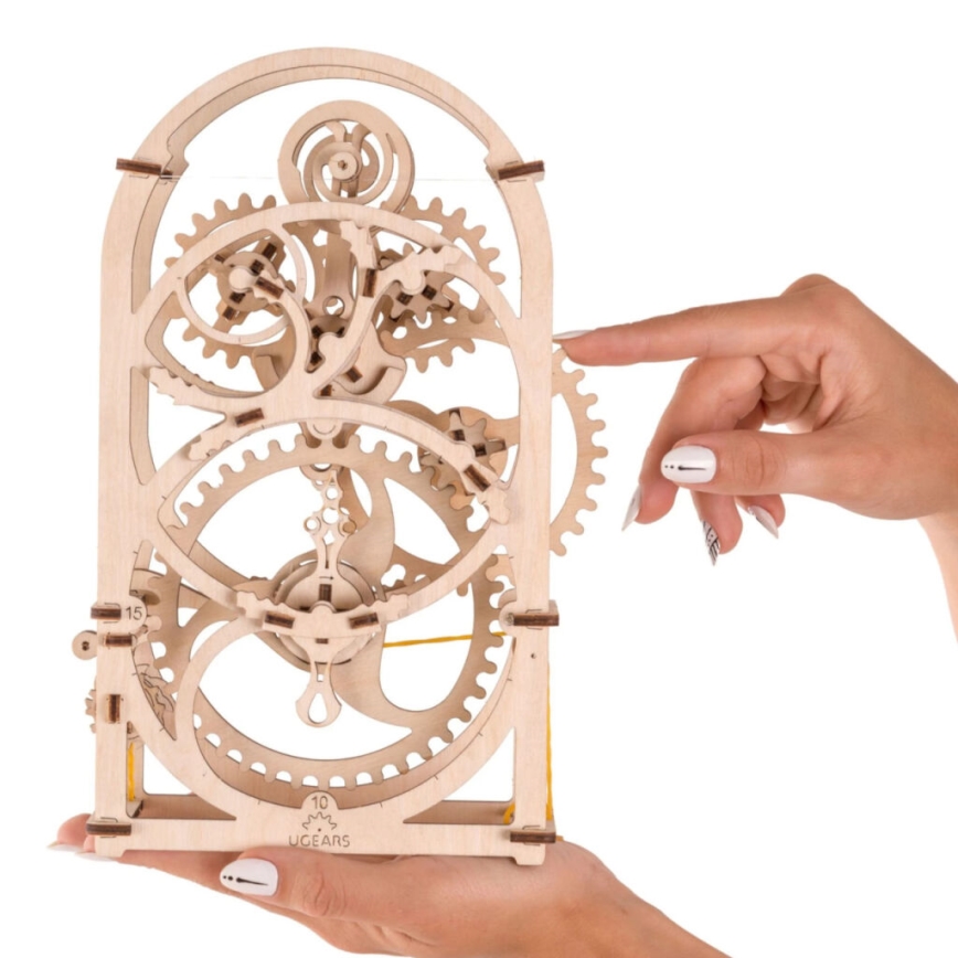 Ugears - 3D drewniane puzzle mechaniczne mechanizm zegarowy