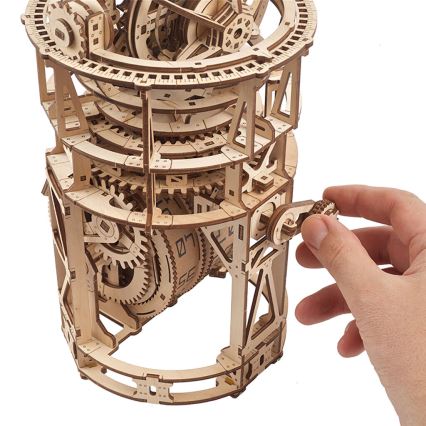 Ugears - 3D drewniane puzzle mechaniczne mechanizm zegarowy z tourbillonem