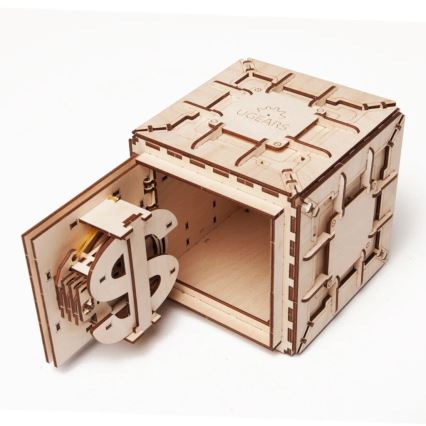 Ugears - 3D drewniane puzzle mechaniczne Sejf