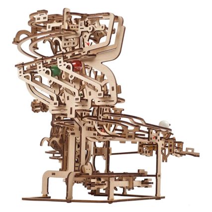 Ugears - 3D drewniane puzzle mechaniczne Tor kulkowo-łańcuchowy