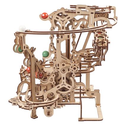 Ugears - 3D drewniane puzzle mechaniczne Tor kulkowo-łańcuchowy