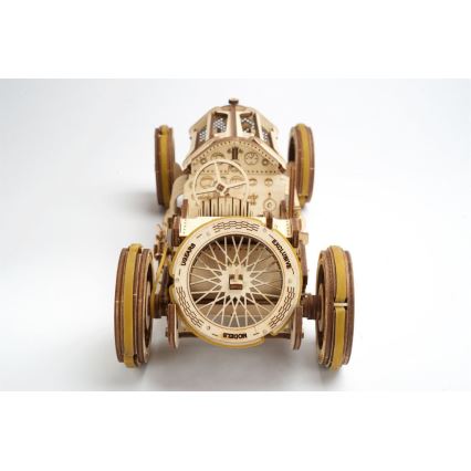 Ugears - 3D drewniane puzzle mechaniczne U9 Samochód Grand Prix