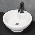 Umywalka nablatowa DRAMMEN, śr. 40,1 cm, ceramika/biała