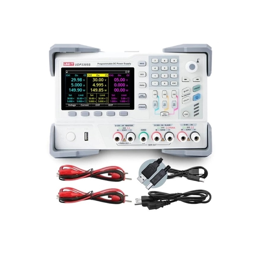 Uni-T UDP3305S-E - Zasilacz laboratoryjny UDP3305S-E 0-30V/0-6A