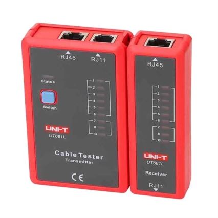 Uni-T UT681L - Tester kabli 9V 1x6LR61