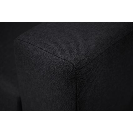 Uniwersalna rozkładana  tapicerowana sofa z funcją spania i miejscem do przechowywania SEVILLA antracyt