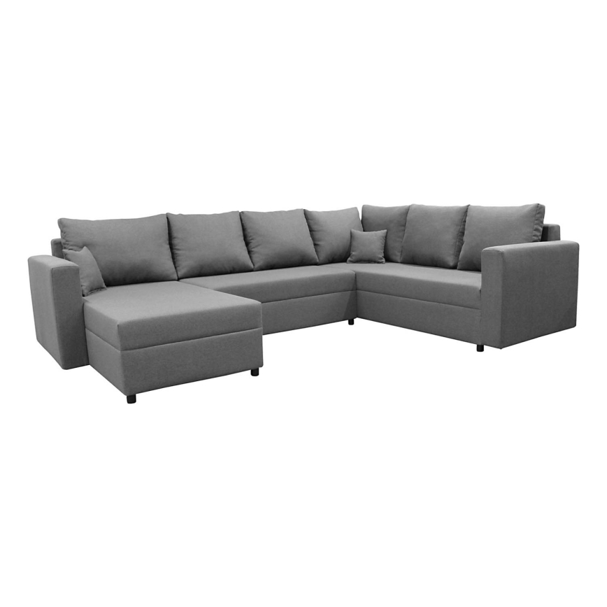 Uniwersalna rozkładana narożna sofa z miejscem do przechowywania do U SEYA szary