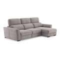 Uniwersalna rozkładana sofa narożna z miejscem do przechowywania TRENTO taupe