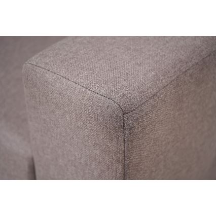 Uniwersalna rozkładana  tapicerowana sofa z funcją spania i miejscem do przechowywania SEVILLA szary