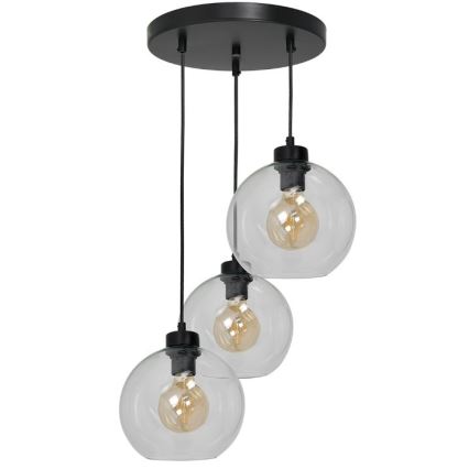 Uniwersalne szkło zamienne SOFIA E27, śr. 20 cm, przezroczyste