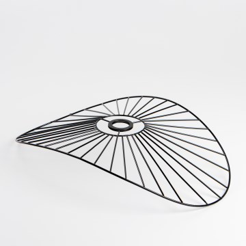 Uniwersalny abażur CURITIBA 40x56 cm czarny