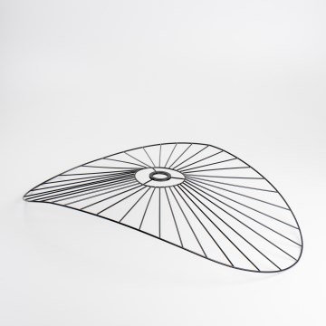 Uniwersalny abażur CURITIBA 60x80 cm czarny