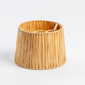 Uniwersalny abażur KERIA, śr. 20 cm, rafia