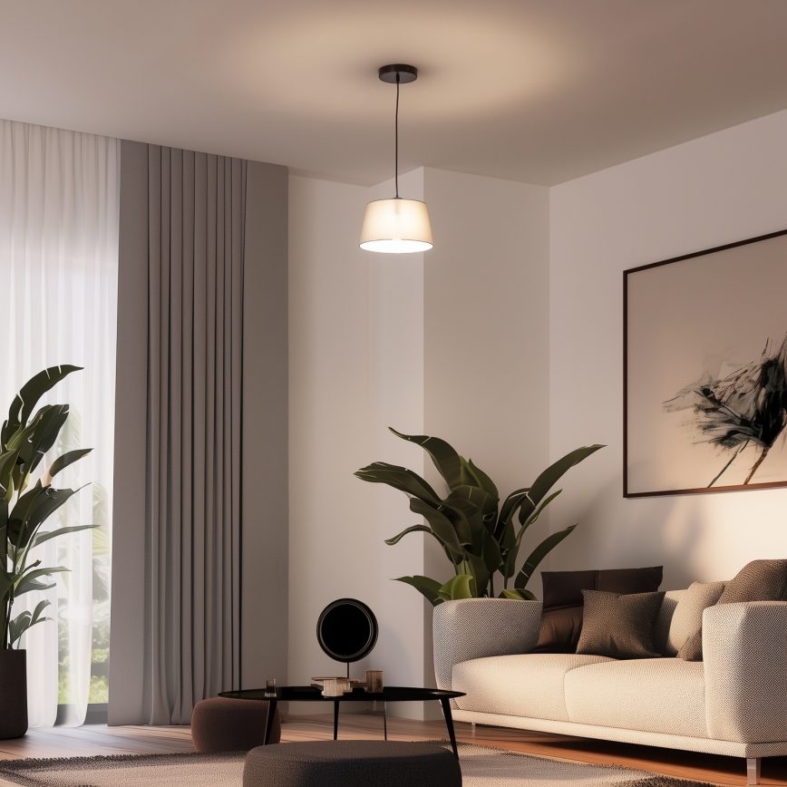 Uniwersalny abażur KERIA śr. 25 cm, szary