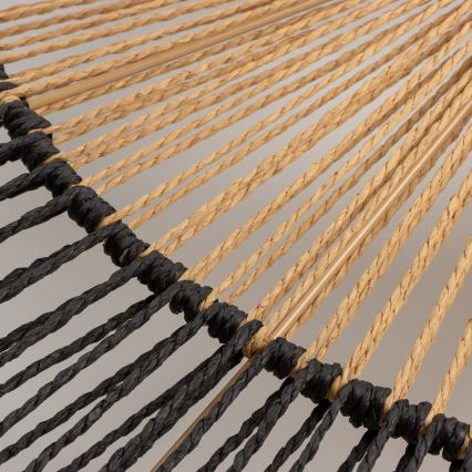 Uniwersalny abażur KERIA śr. 50 cm brązowy/czarny