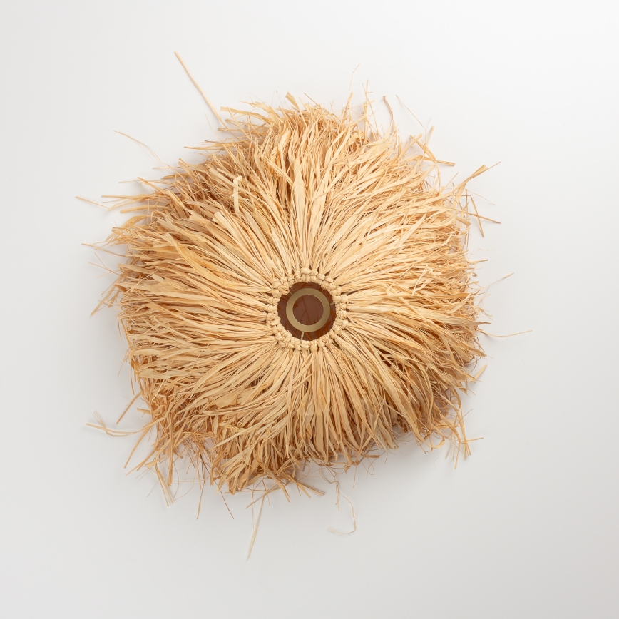 Uniwersalny abażur KERIA, średnica 40 cm, brązowy