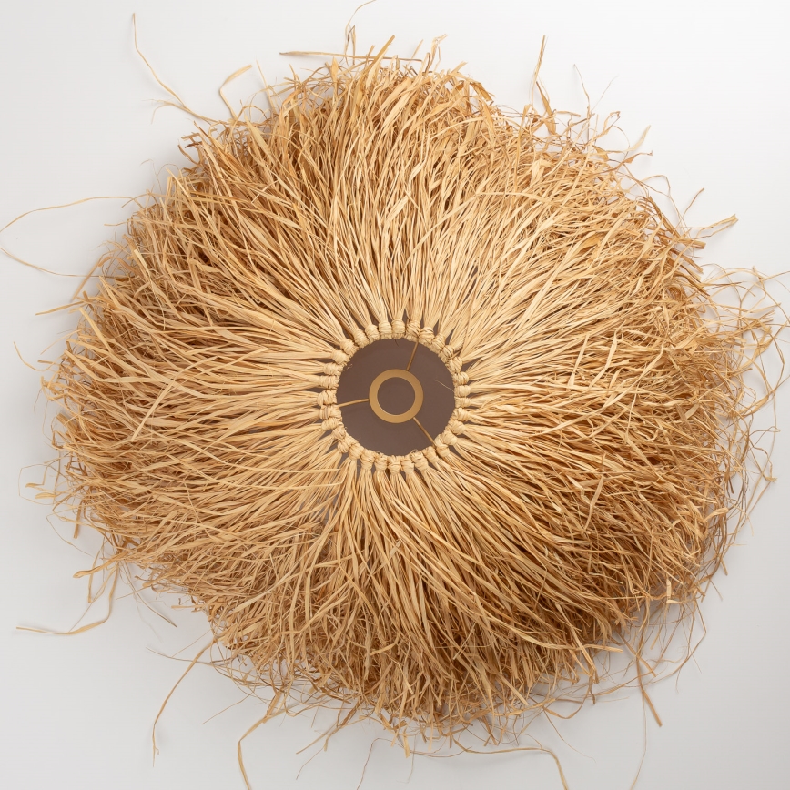 Uniwersalny abażur KERIA, średnica 60 cm, brązowy