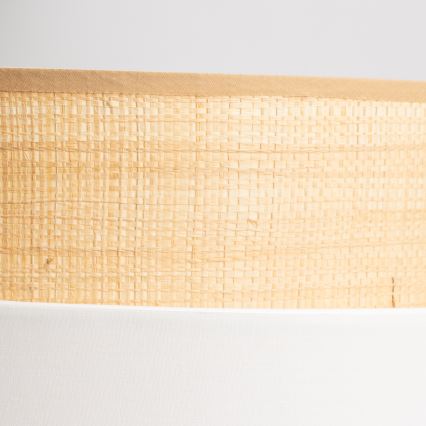 Uniwersalny abażur KERIA Ø 40 cm, beżowy/biały