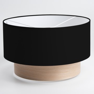 Uniwersalny abażur KERIA, Ø 50 cm, czarny/brązowy