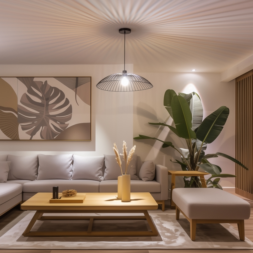 Uniwersalny klosz CURITIBA śr. 60 cm czarny