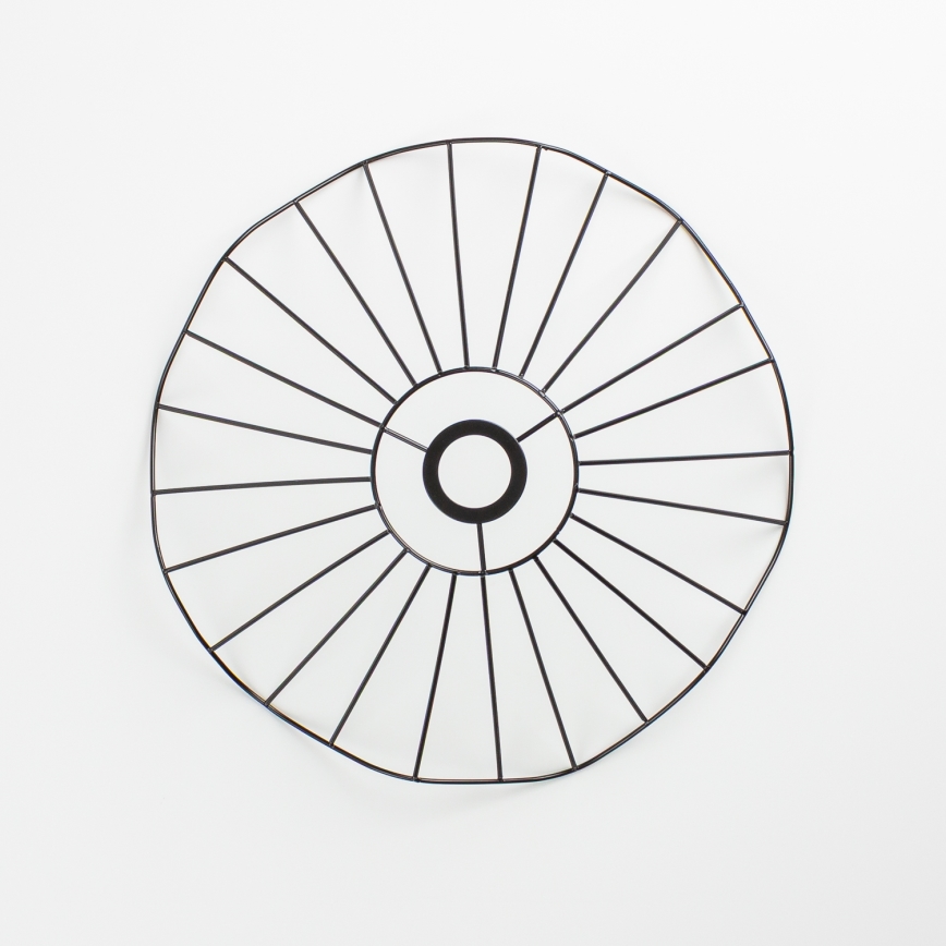 Uniwersalny klosz CURITIBA, średnica 40 cm, czarny