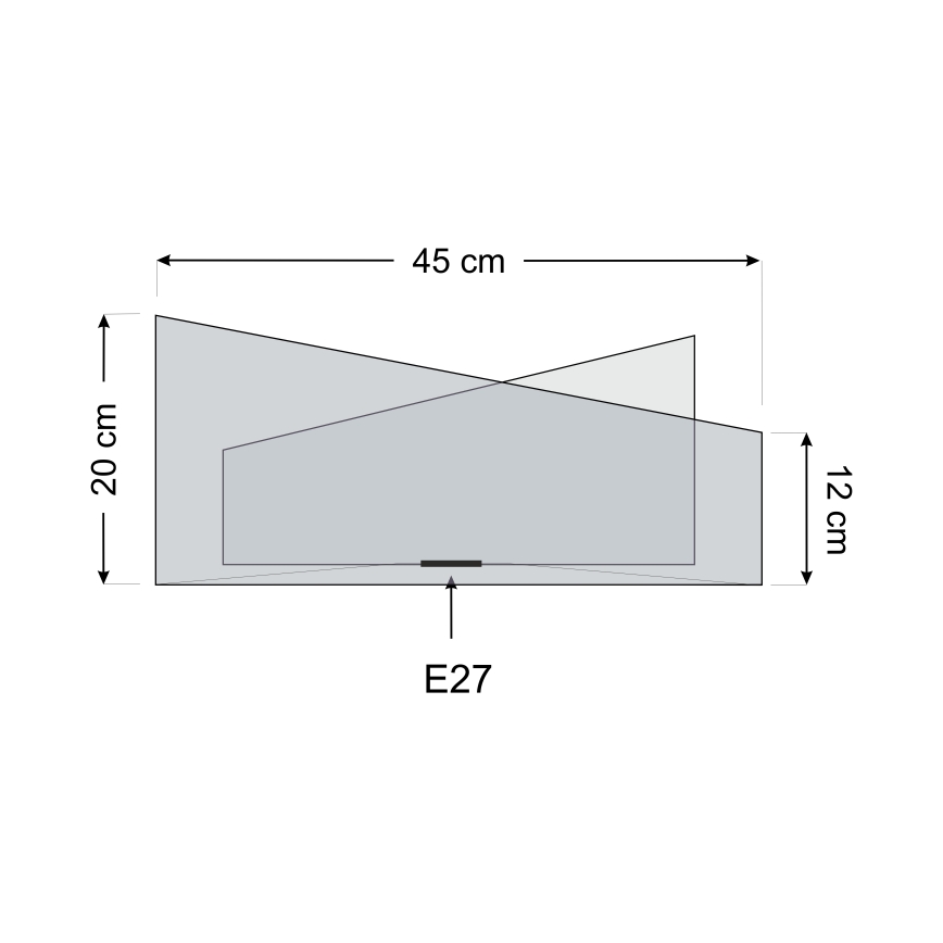 Uniwersalny klosz GALAXY E27 o średnicy 45 cm beżowo-biało-złoty